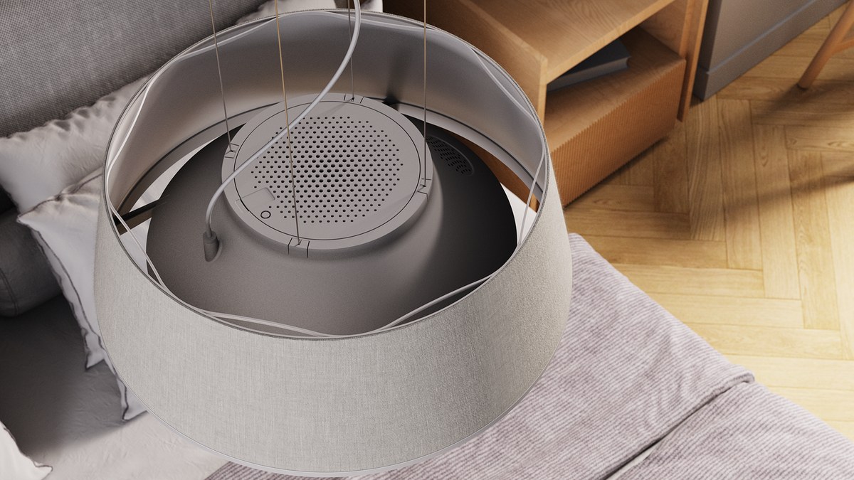 Nobi Smart Lamp at the bedside